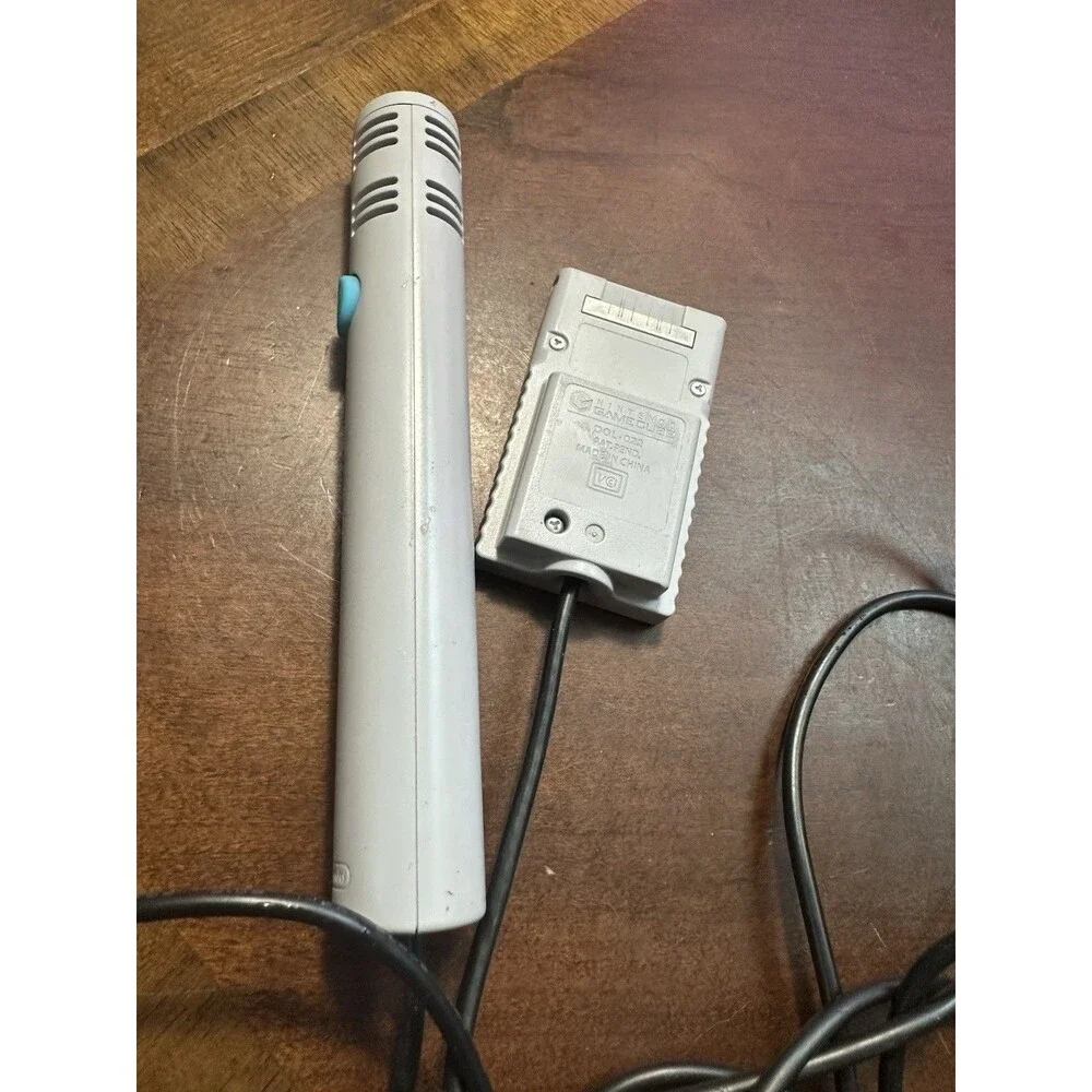 Nintendo GameCube Gray Microphone Accessory Untested